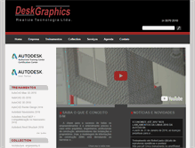 Tablet Screenshot of deskgraphics.com.br